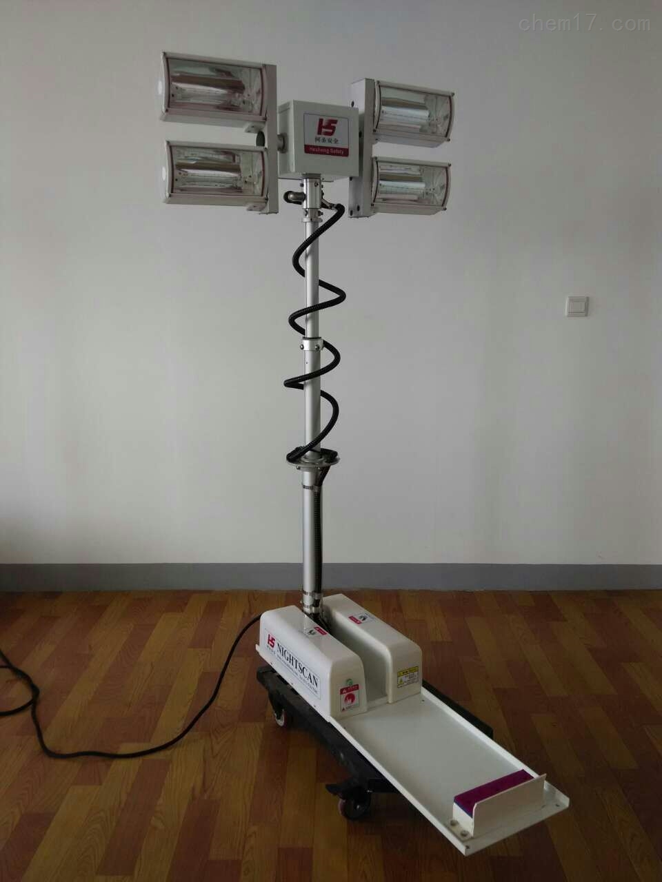 移动升降灯,1.2米倒伏照明设备,产品参数