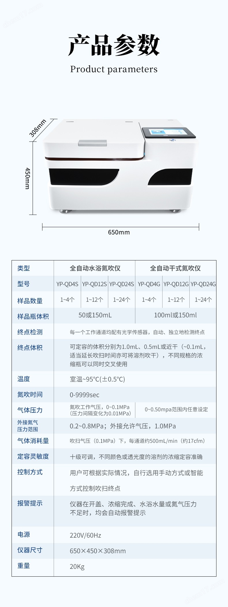 全自动氮吹仪