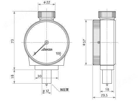 日本高分子计器asker指针式橡胶硬度计