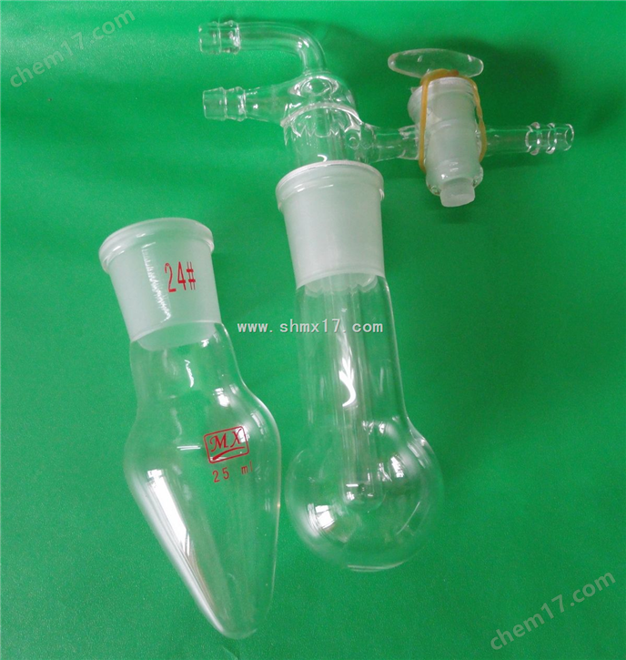 满贤实验室玻璃仪器 玻璃节门或者四氟节门微量升华器：25ml/24#及多种规格