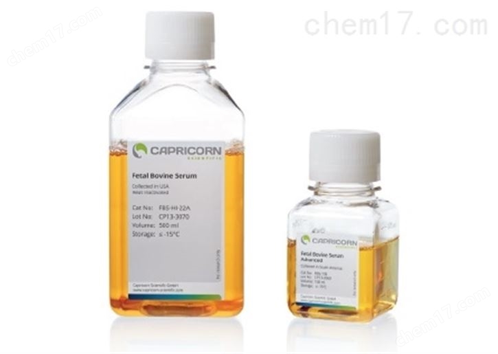 德国Capricorn FBS-12A 南美胎牛血清