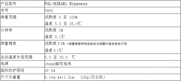 ATAGO爱拓 便携式数显折射仪 PAL-Ripeness