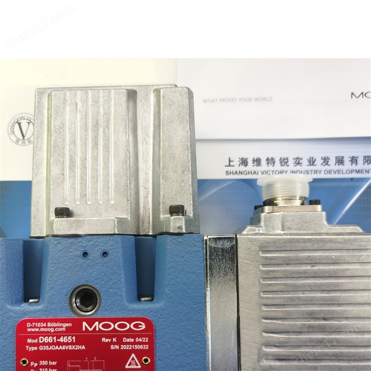 美国MOOG伺服阀D664-4009原装供应