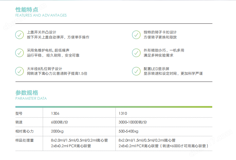 迷你离心机参数