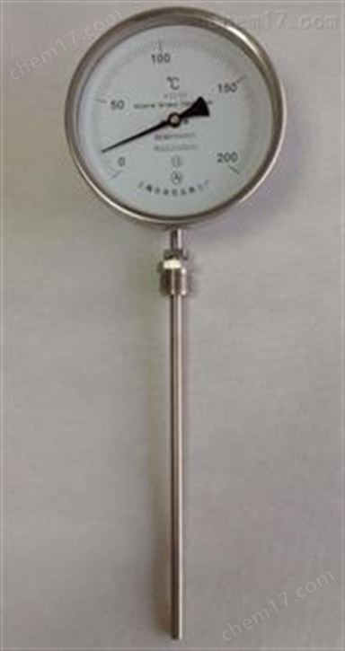 WSS-511轴向双金属温度计上海自动化仪表厂