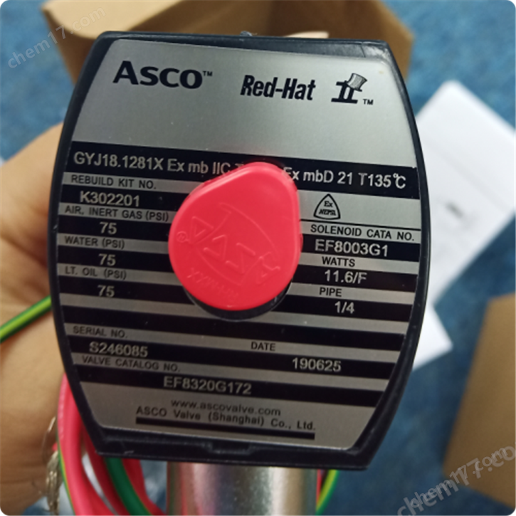 ASCO电磁阀EF820G172大量现货